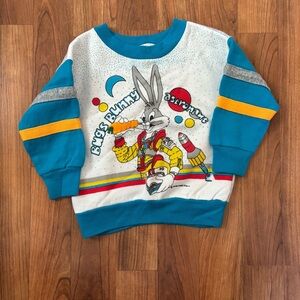 Vintage Park Bench Kids Bugs Bunny Astronaut Size 2T